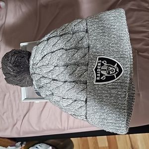 Used once, washed and disinfected Raiders beanie